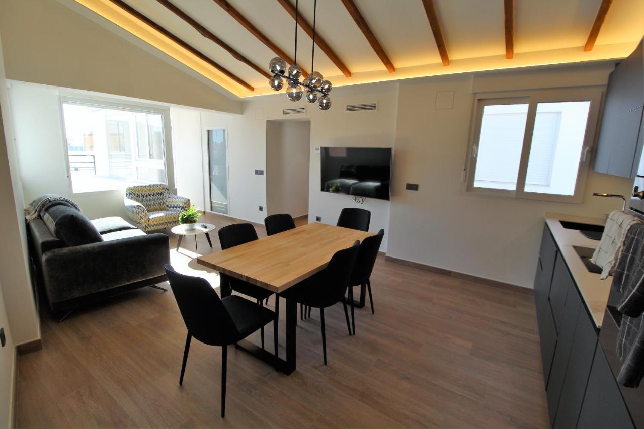 Atico Loft De Lujo Con Terraza Espectacular Y Vista A Los 2 Castillos Apartment Alicante Exterior foto